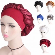 Mujer Satin Headscarf Sleeping Bonnet Hair Wrap Hat Cap Headband Headwear  eb-04361868